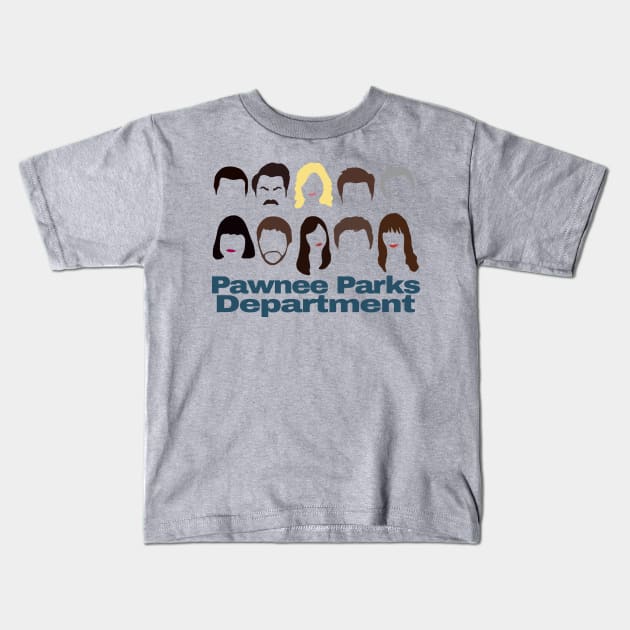 Parks Department Kids T-Shirt by nicedrak